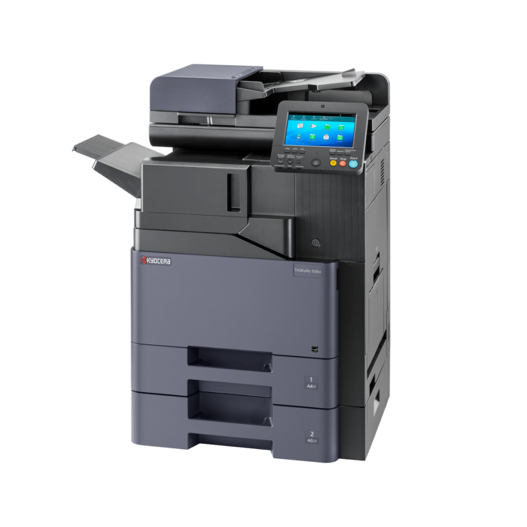 Kyocera TASKalfa TA308CI Color MFP Pkg with Toners, Drawer & Stand 1102WL2CS0