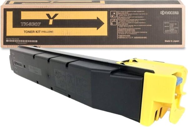 Kyocera TK-8307Y Yellow Toner Cartridge [1T02LKAUS0]