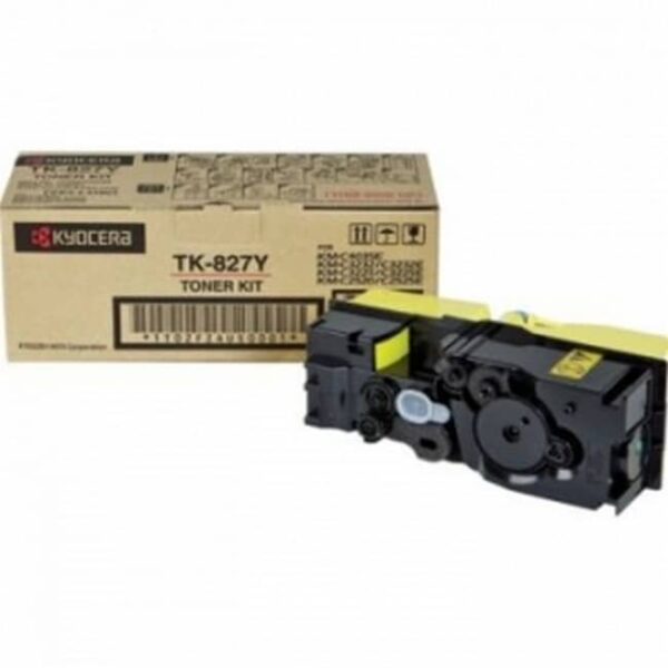 Kyocera TK-827Y Yellow Toner Cartridge [1T02FZAUS0]
