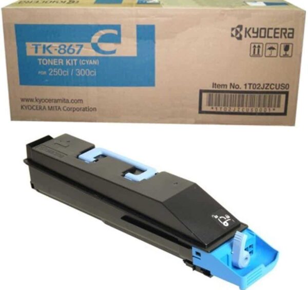 Kyocera TK-867C Cyan Toner Cartridge [1T02JZCUS0]