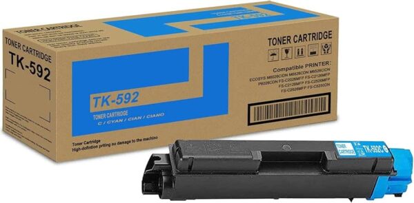 Kyocera TK-592C Cyan Toner Cartridge [1T02KVCUS0]