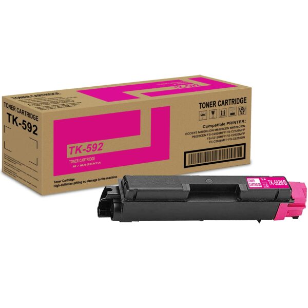 Kyocera TK-592M Magenta Toner Cartridge [1T02KVBUS0]