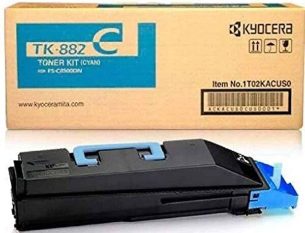 Kyocera TK-882C Cyan Toner Cartridge [1T02KACUS0]