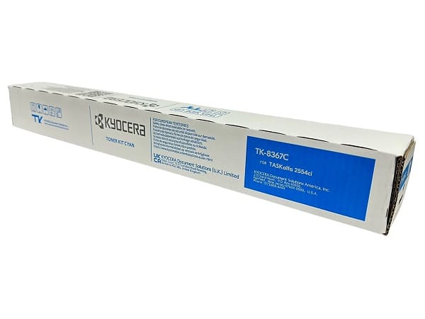 Kyocera TK-8367C High-Yield Cyan Toner Cartridge [1T02YPCUS0]