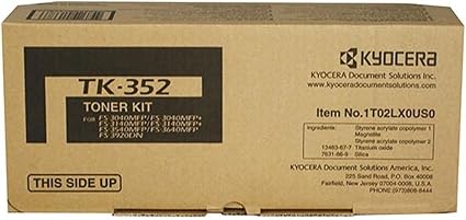 Kyocera TK-352 Black Toner Cartridge [1T02LX0US0]