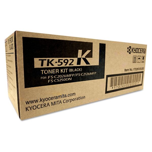 Kyocera TK-592K Black Toner Cartridge [1T02KV0US0]